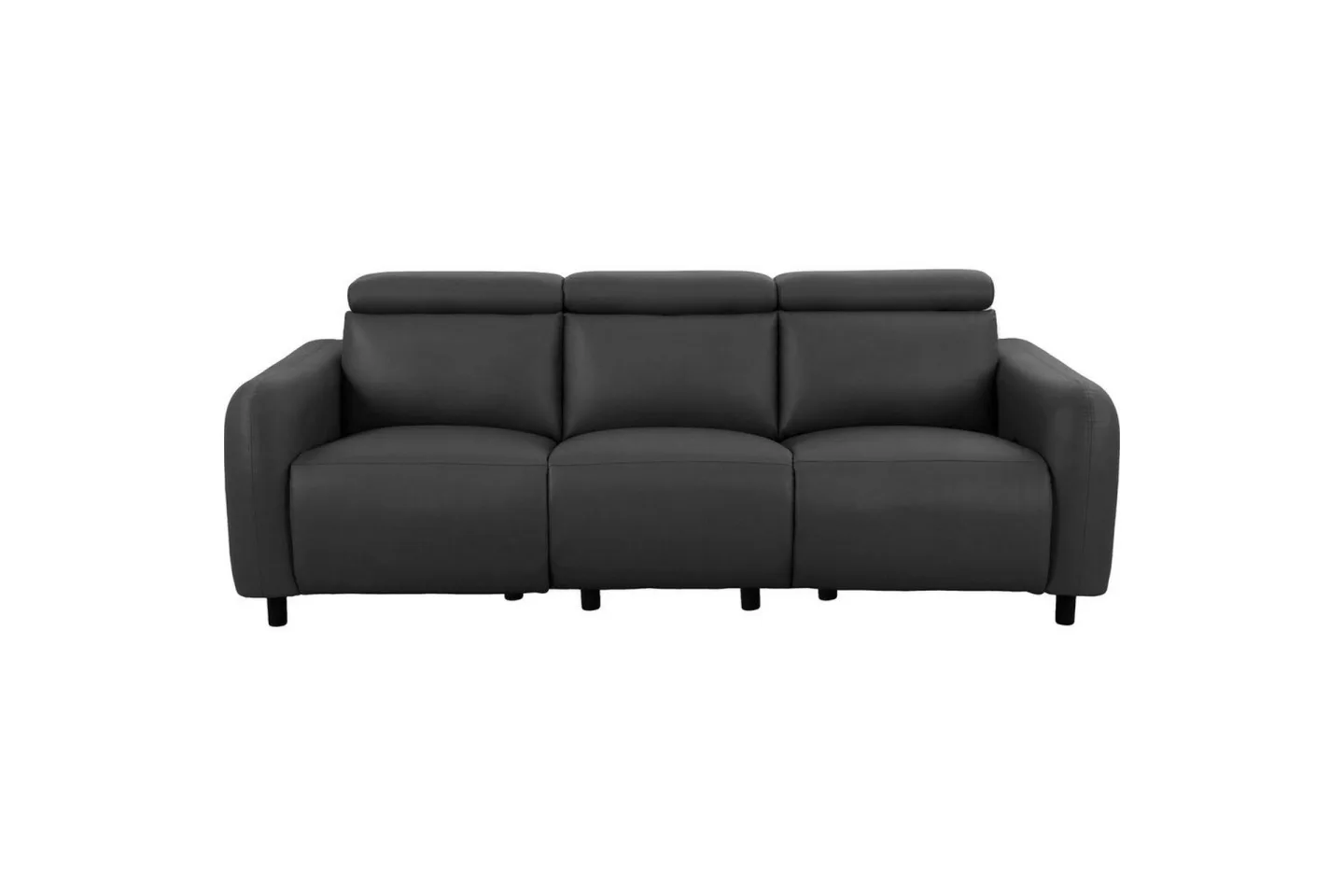 Reclinersoffa utan hörn Loft24 Skaane Reclinersoffa 3-sits Grey Artificial leather -