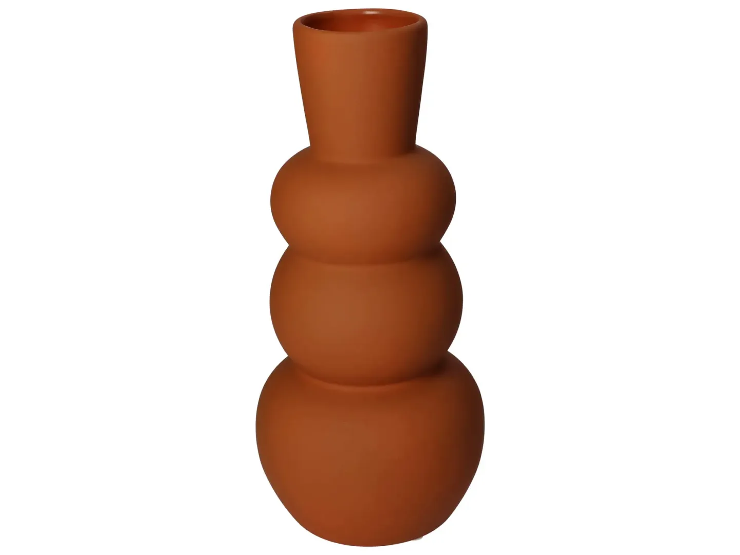 Kersten Vase Steingut Terracotta H: 30 cm | Schubiger Möbel