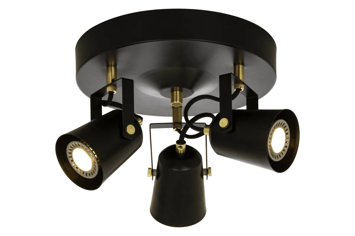 Aneta Lighting - Metz 3 - Spotlight - Svart
