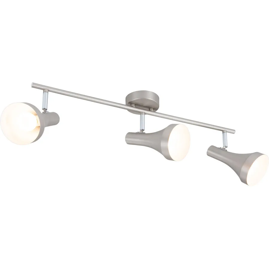 Spot Dea Grau Metall 60 cm 16.8 cm - Farbe: Nickel matt