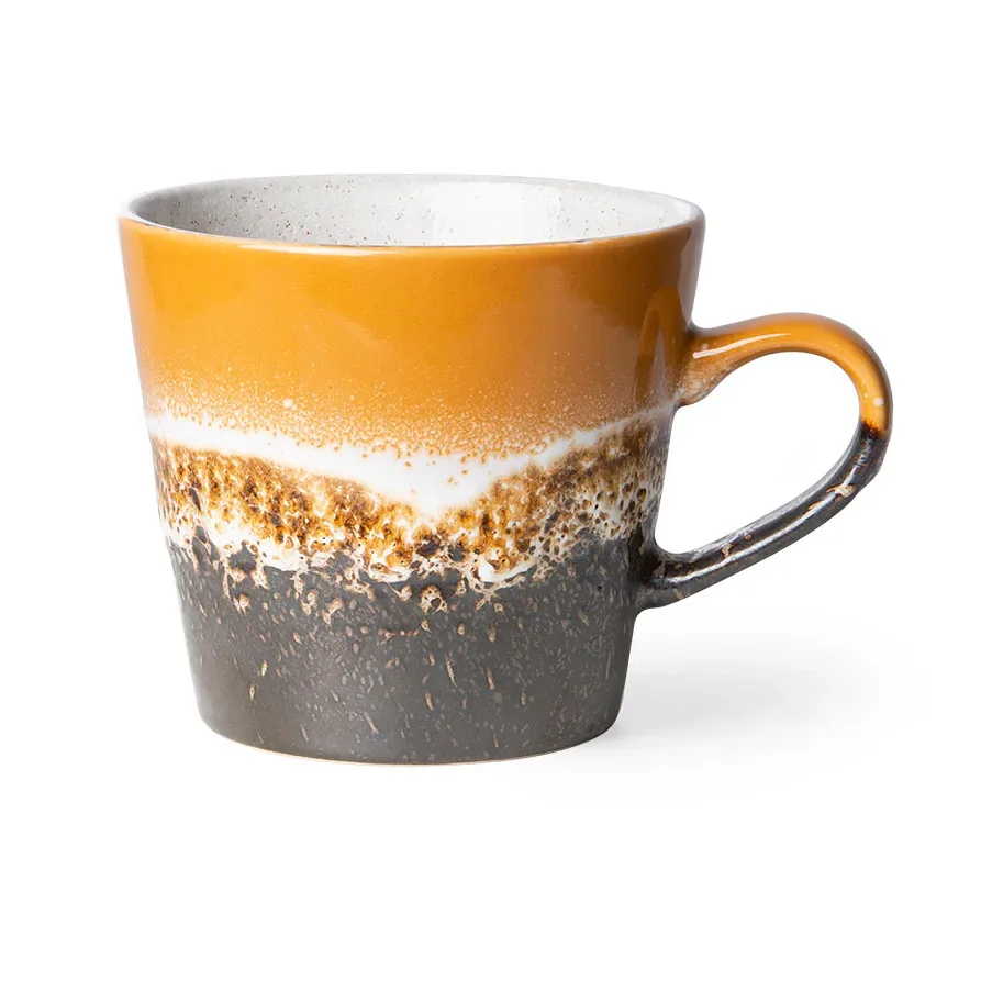 HKliving 70's Cappuccinotasse 33 cl Fire
