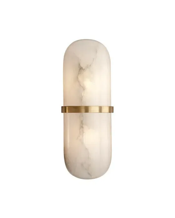 Melange Pill Form væglampe messing