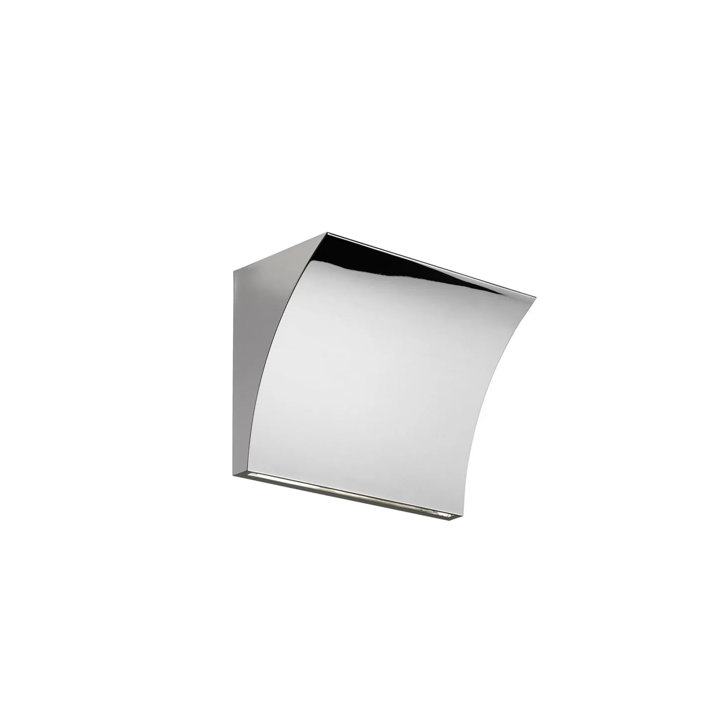Flos - Pochette Up/Down Led krom - Vägglampor - Rodolfo Dordoni - Silver - Metall