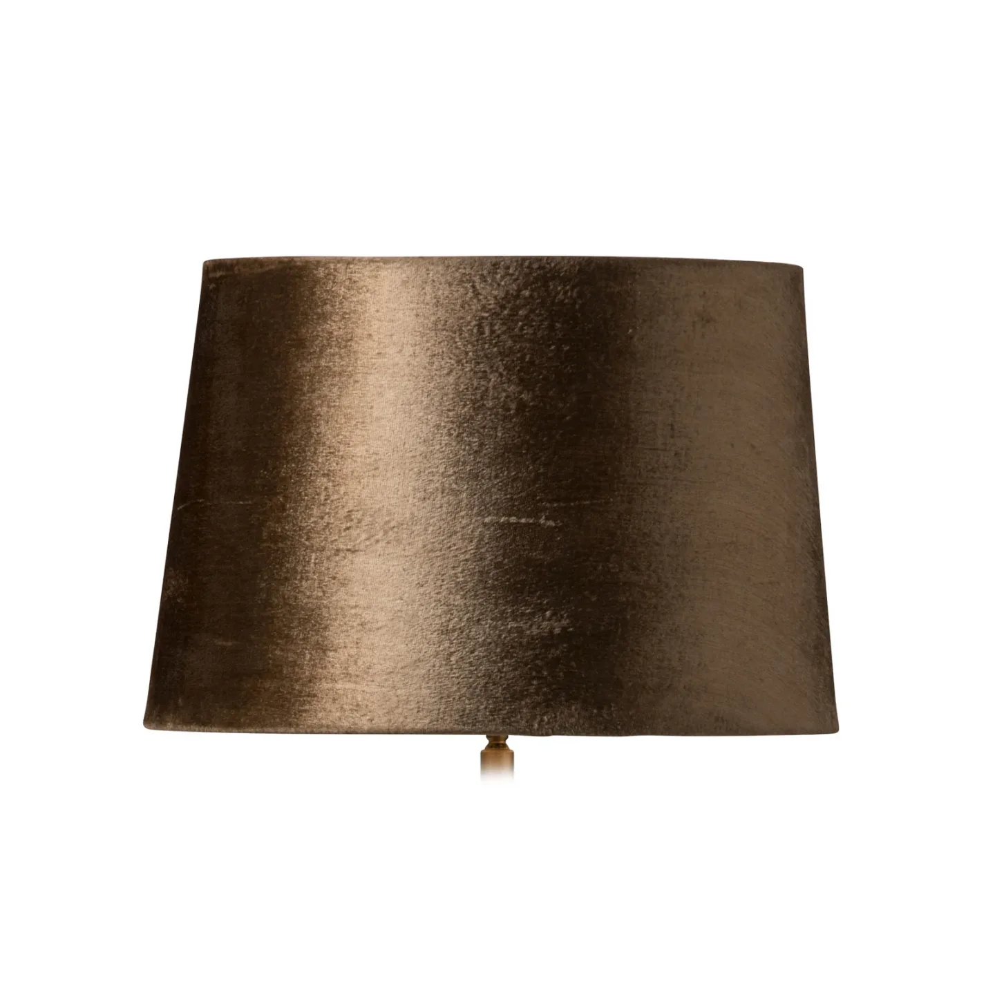 Lola Lampenschirm, gold, Ø 33 cm, Samt - Watt & Veke - Design - Stoff / Textil