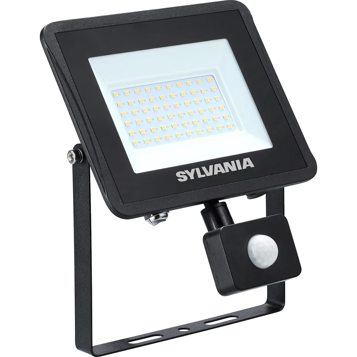 Strålkastare Sylflood IP54 PIR 3000lm 840 Svart