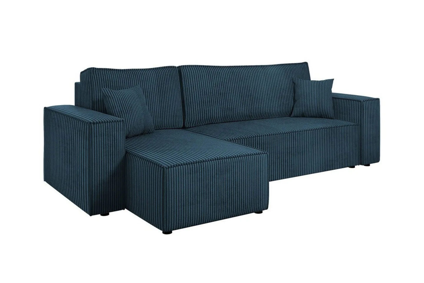Magston 3-sits Hörnbäddsoffa - Blå