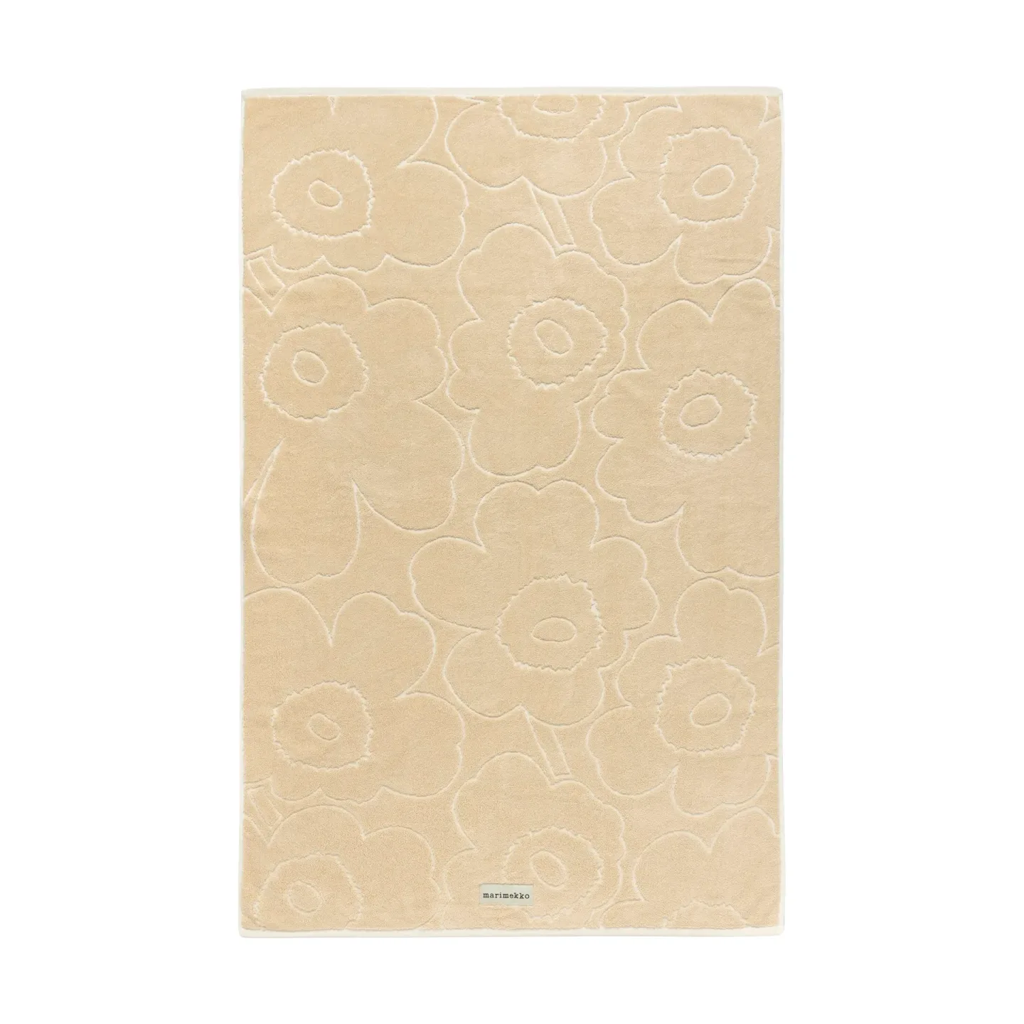 Marimekko Piirto Unikko Badetuch 100x160 cm Beige