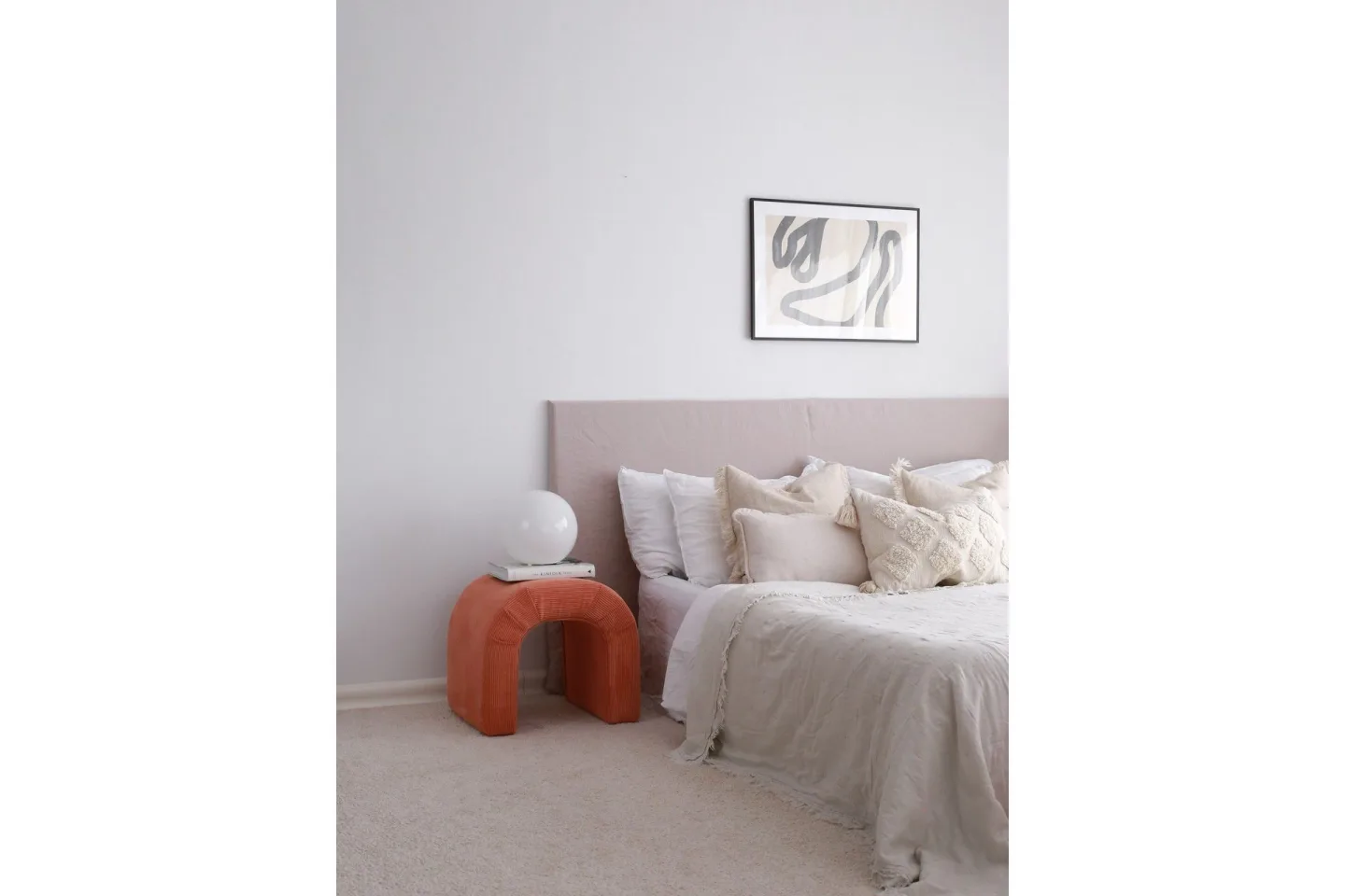 Nagar Sittpuff 51 cm - Korall