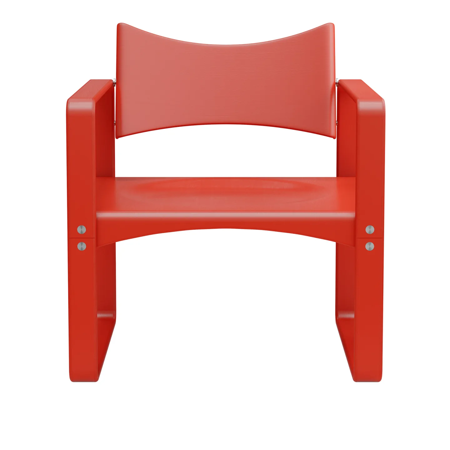 Verpan - Series 270 F Armchair Red - Fåtöljer - Verner Panton - Röd - Trä