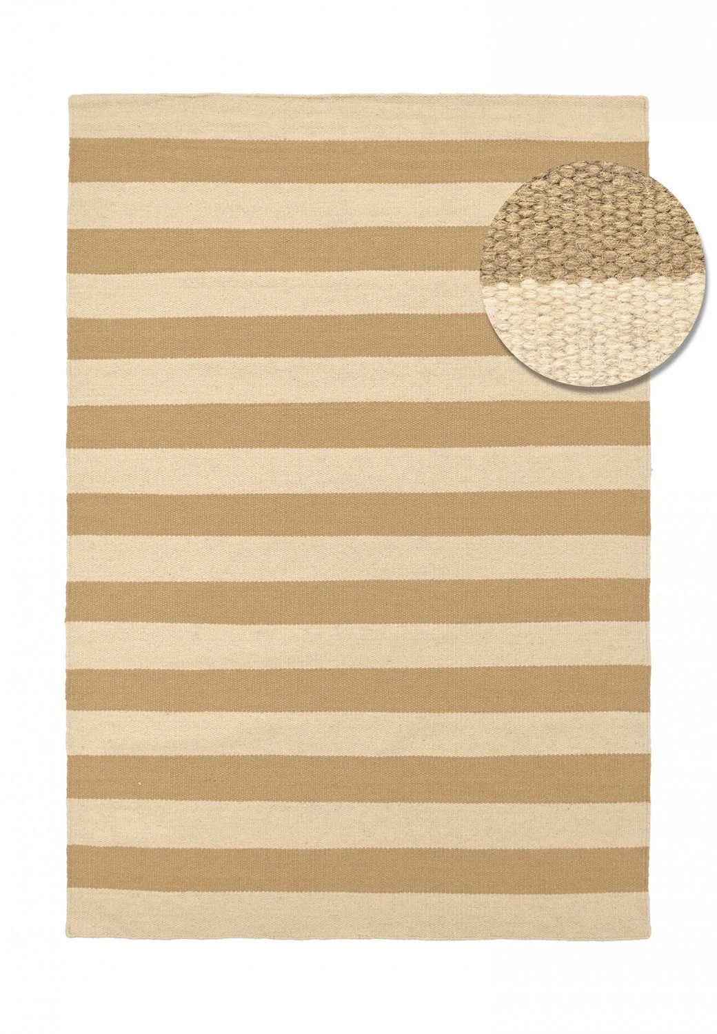 Ullteppe - Torquay (hvit/beige) (Størrelse: 240 x 340 cm)