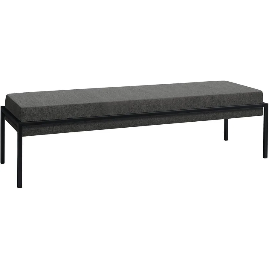 Hasena Bank Pato grey Stoff B 144 H 38 cm