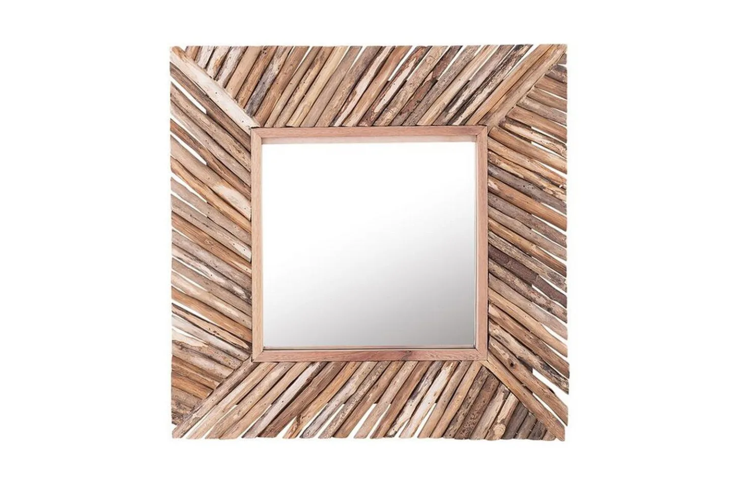 Pashel Spegel 60x60 cm - Trä/Natur