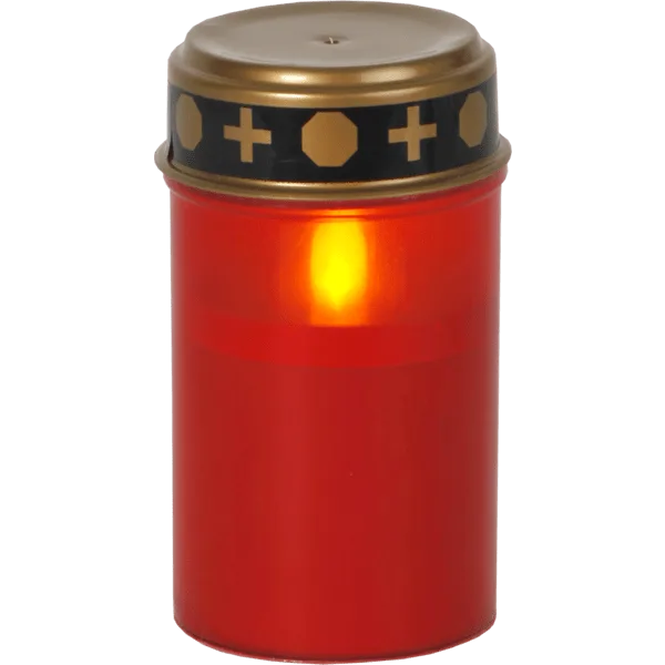 Star Trading - LED Gravljus Serene - Batteriljus - Röd