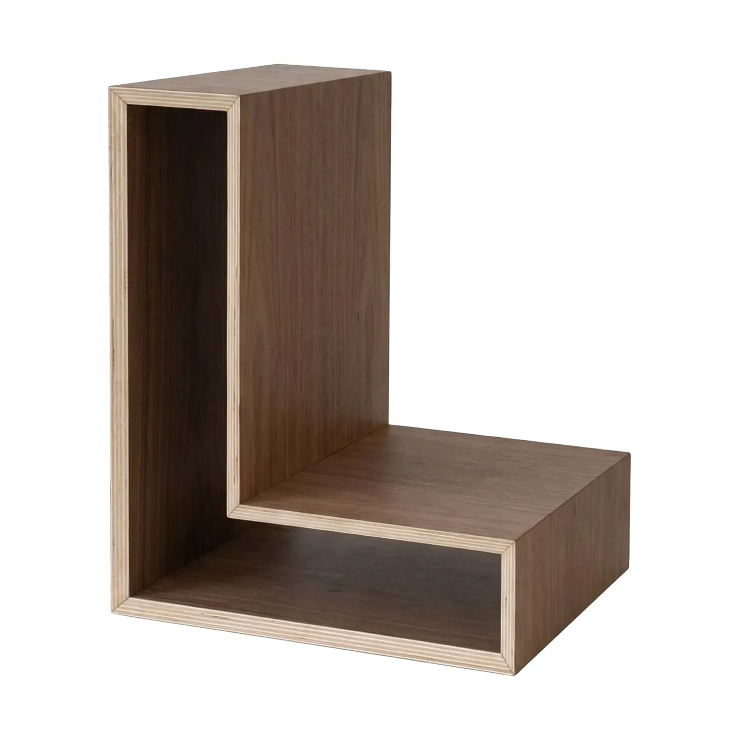 Maze L-shelf vägghylla Valnöt, 30x38x29 cm