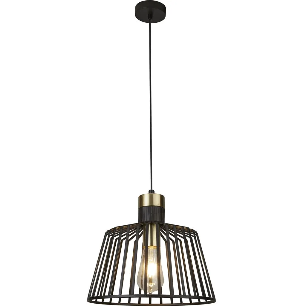 Searchlight - Bird Cage Ø30 - Taklampa - Svart