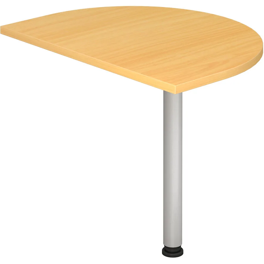 Anbautisch Office buche Holzwerkstoff Höhenverstellbar B 60 T 80 cm