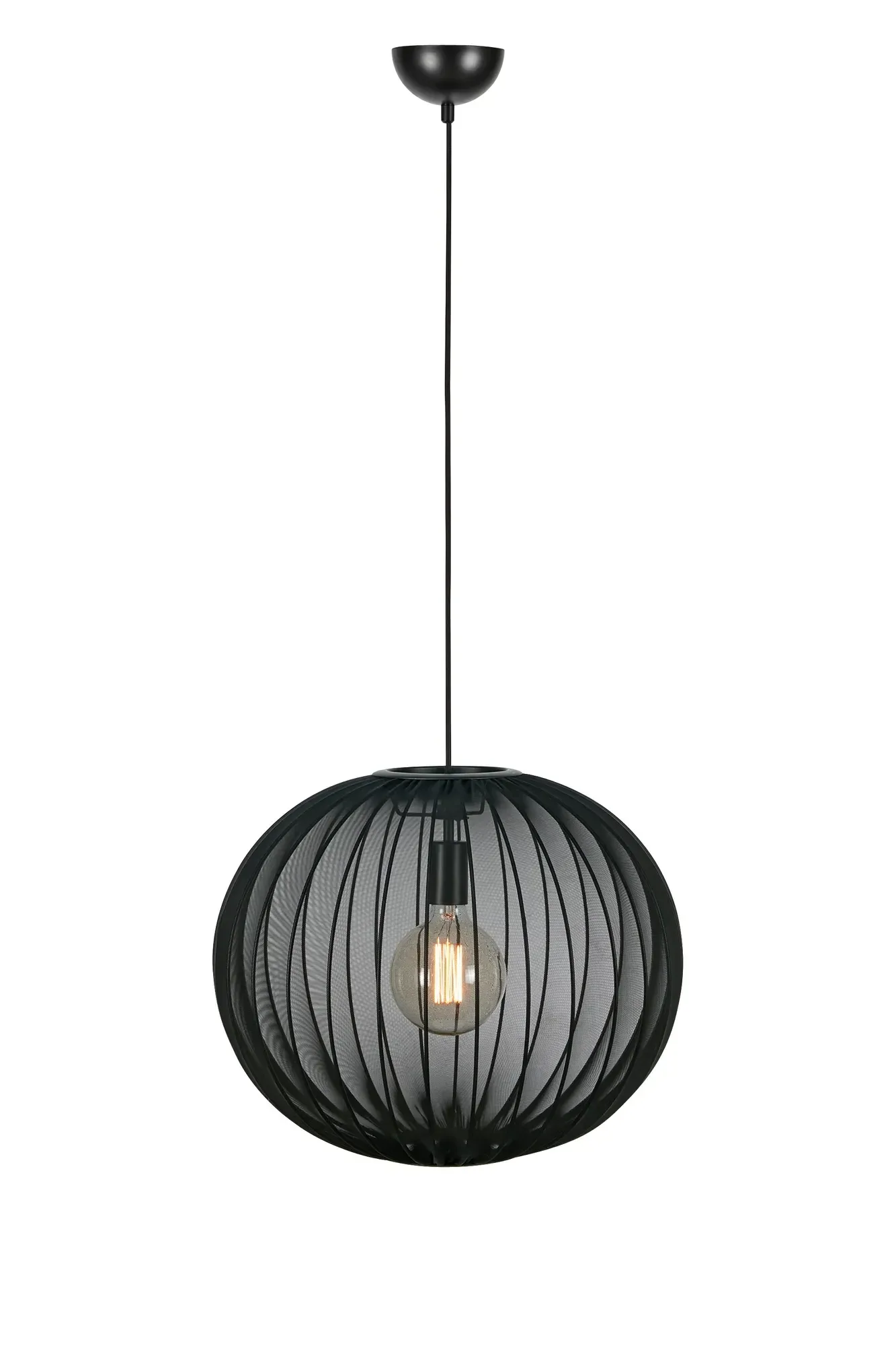 Florence Deckenleuchte Schwarz 50 cm