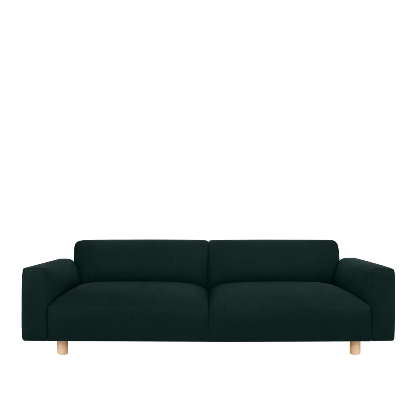HEM - Koti 3-seater Sofa - Pine - Soffor - Form Us With Love - Grön - Trä/Syntetiskt/Skum/Ull