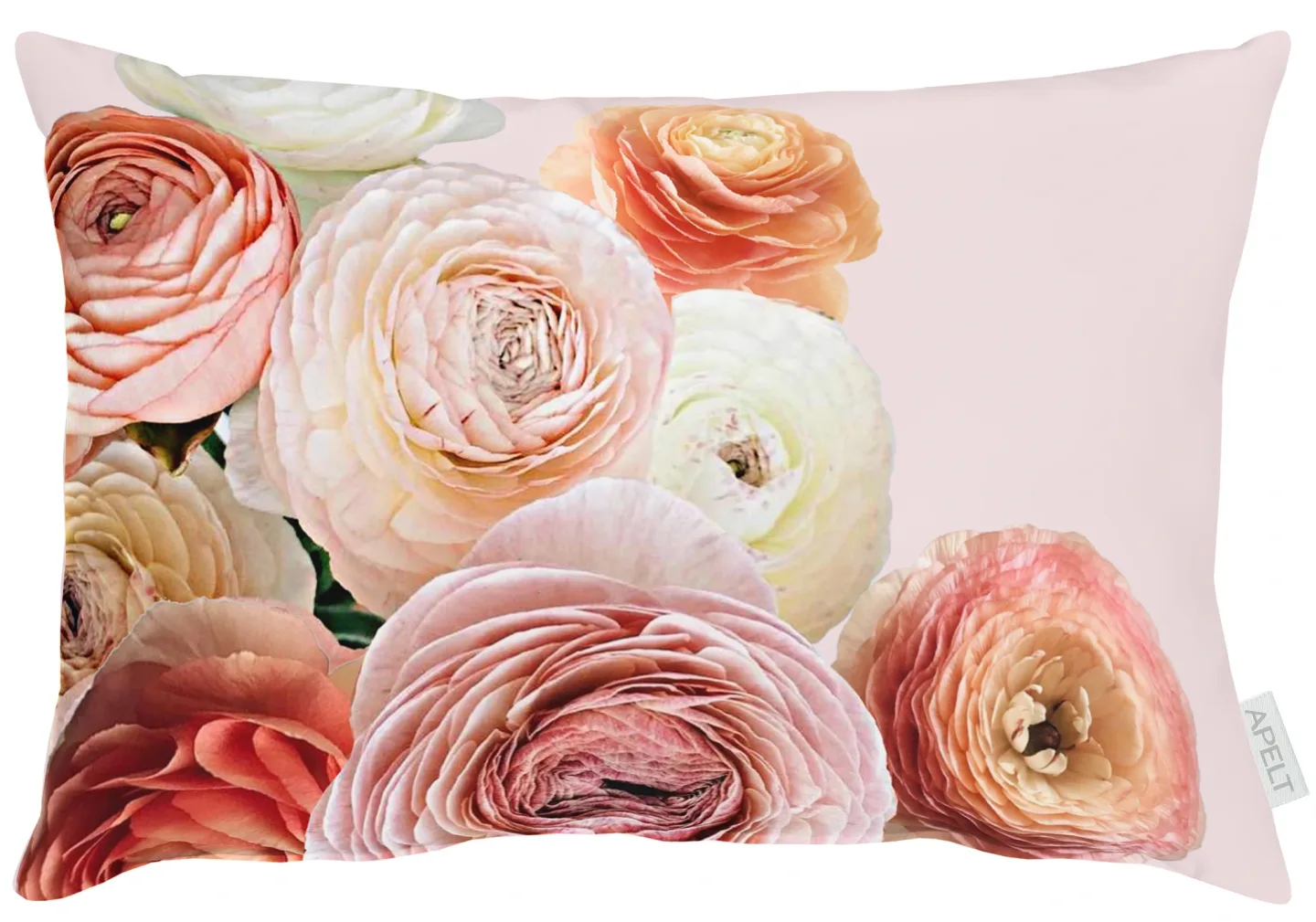 Apelt Kissenhülle Ranunkeln Rosa 30x45 cm | Schubiger Möbel