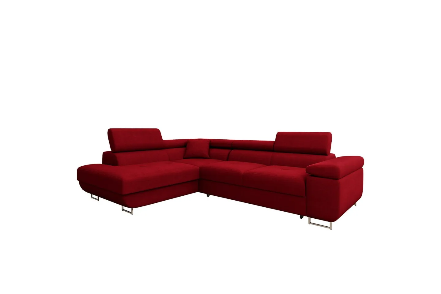 Gabina Soffa med Schäslong 3-sits - Röd