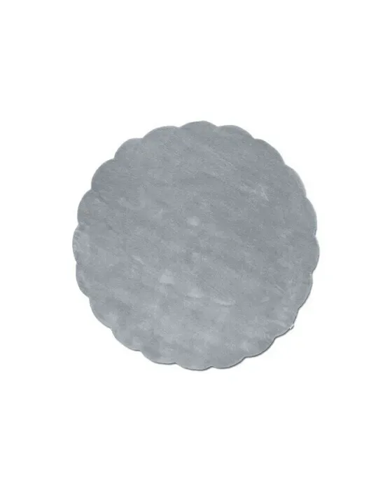 Shell Rug Round Blue