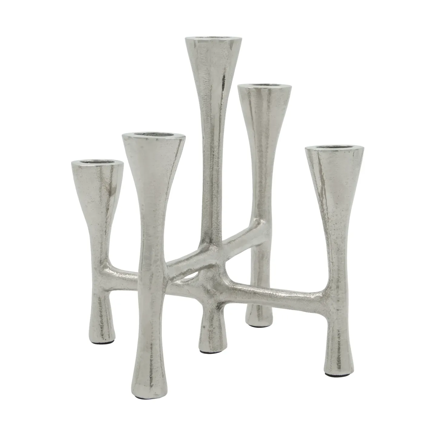 House Doctor Tristy Kerzenhalter 20 cm Silver finish