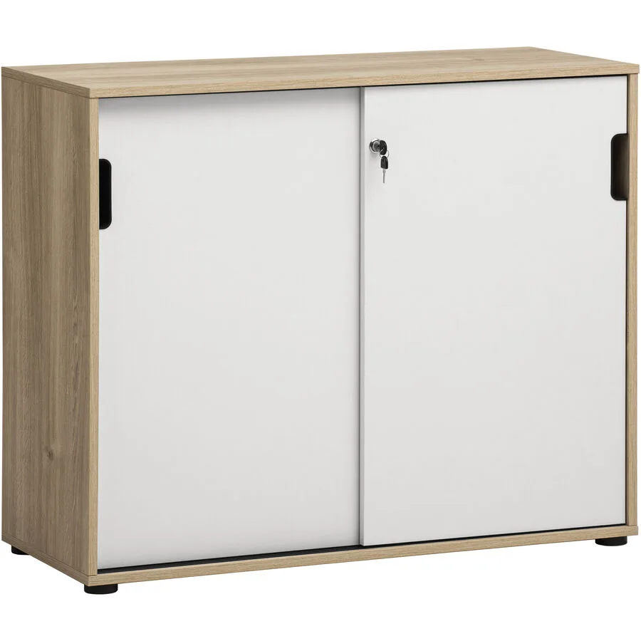 Aktenschrank Kontor weiss Holzwerkstoff B 100 cm H 83.6 cm
