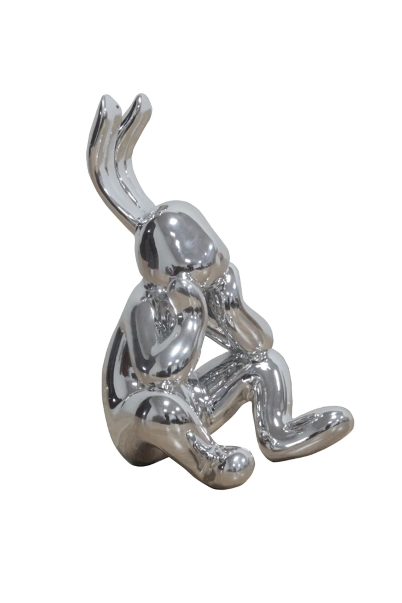 image LAND Skulptur Silver Bunny | Schubiger Möbel