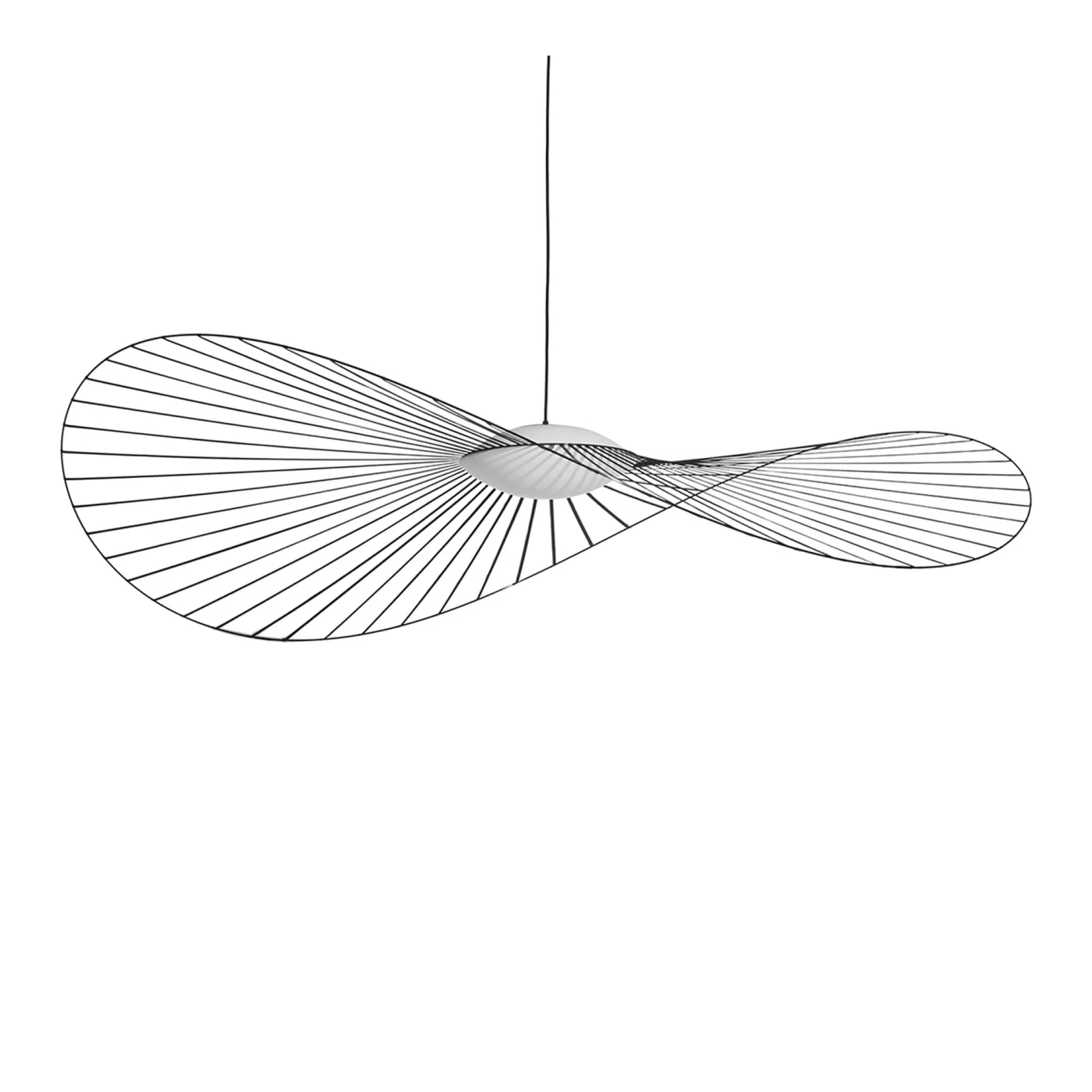 Petite Friture - Vertigo nova pendant lamp large 190cm black - Pendellampor - Constance Guisset - Svart
