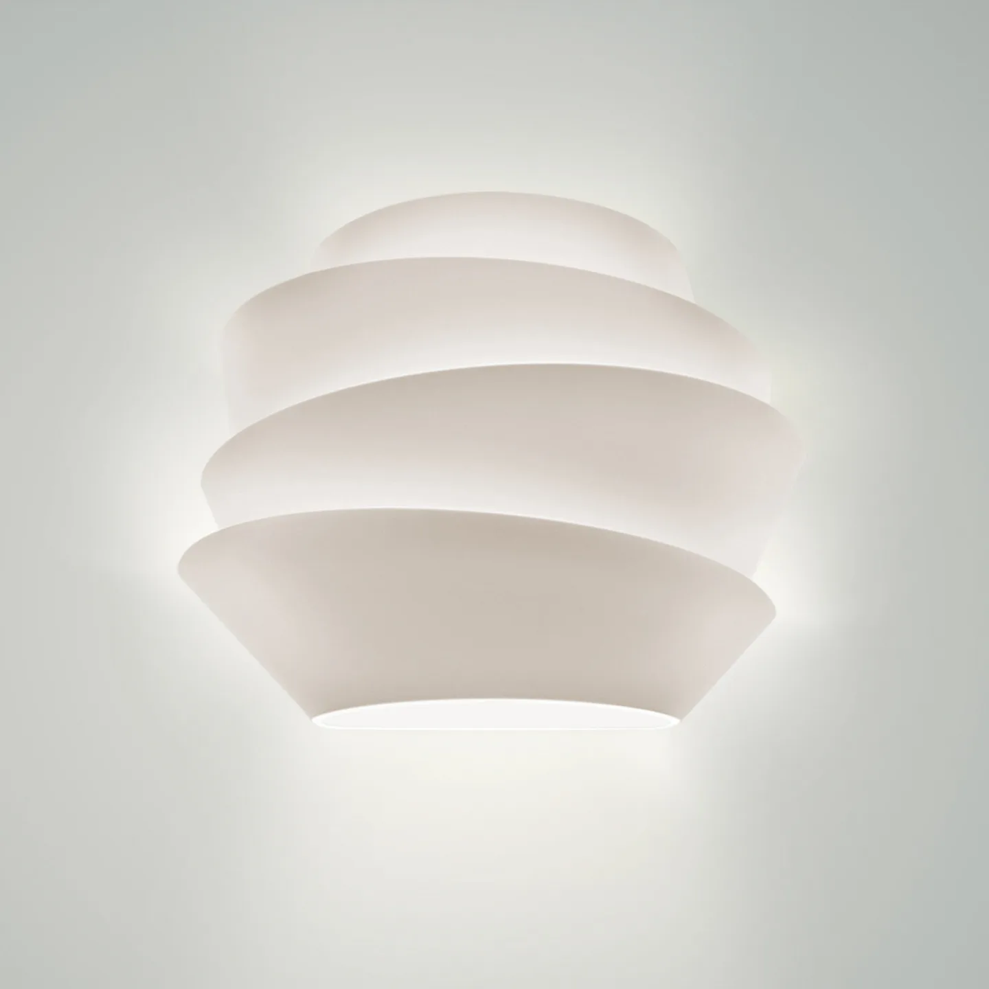 Le Soleil Wandleuchte R7s, weiß - Foscarini - Wohnzimmer - Design - Kunststoff