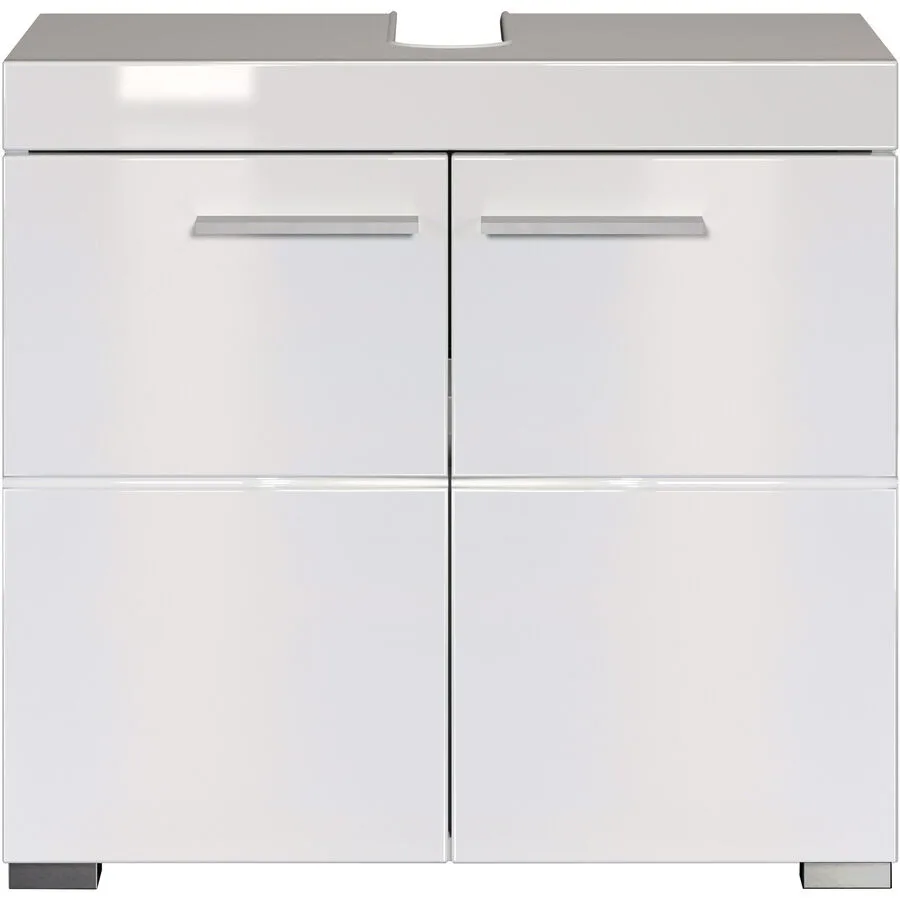 Waschbeckenunterschrank Clairo weiss Holzwerkstoff B 60 T 34 H 56 cm