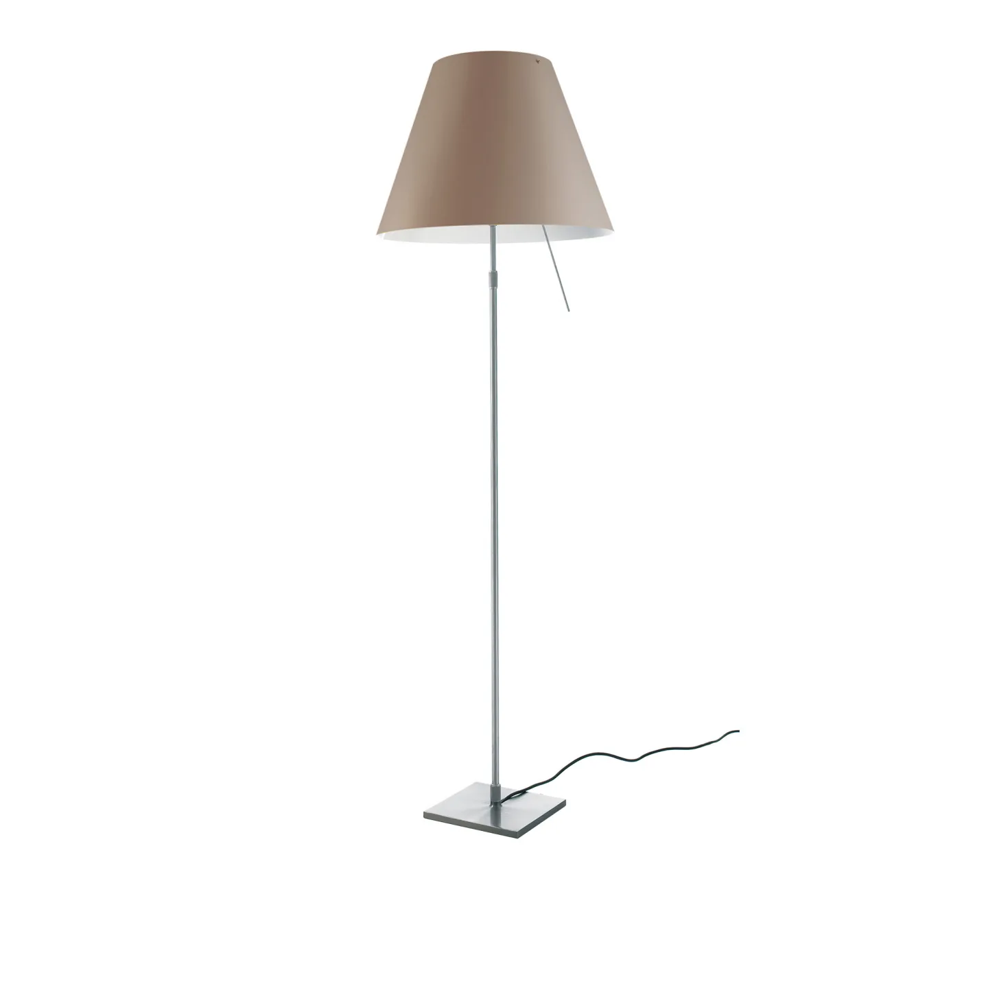 Luceplan - Costanza D13 t. Golvlampa, Aluminium, Brun - Skärmlampor - Paolo Rizzatto - Brun