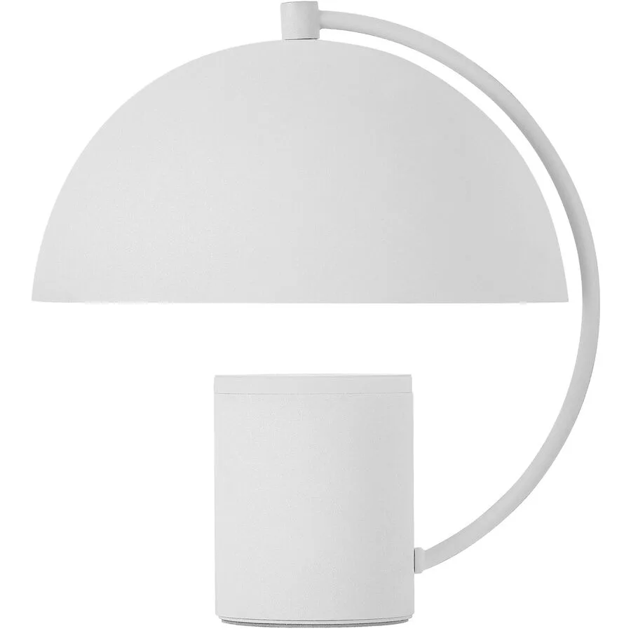 Tischlampe Hedda Weiss Aluminium/Eisen 24 cm 27 cm - LED - Lichtfarbe: Warmweiss - LED Energiesparlampen