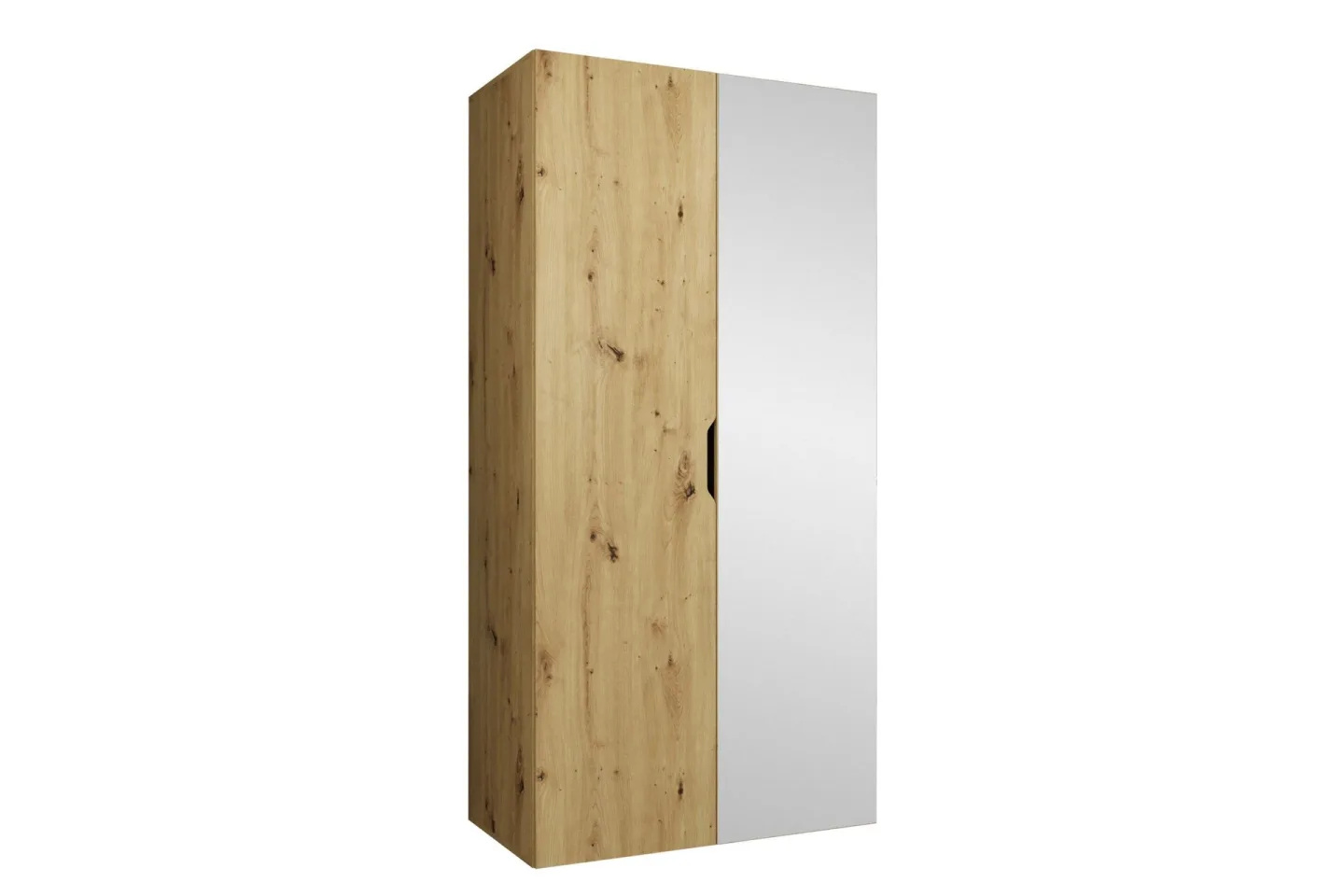 Abano Garderob m. Spegel 52x202 cm - Brun