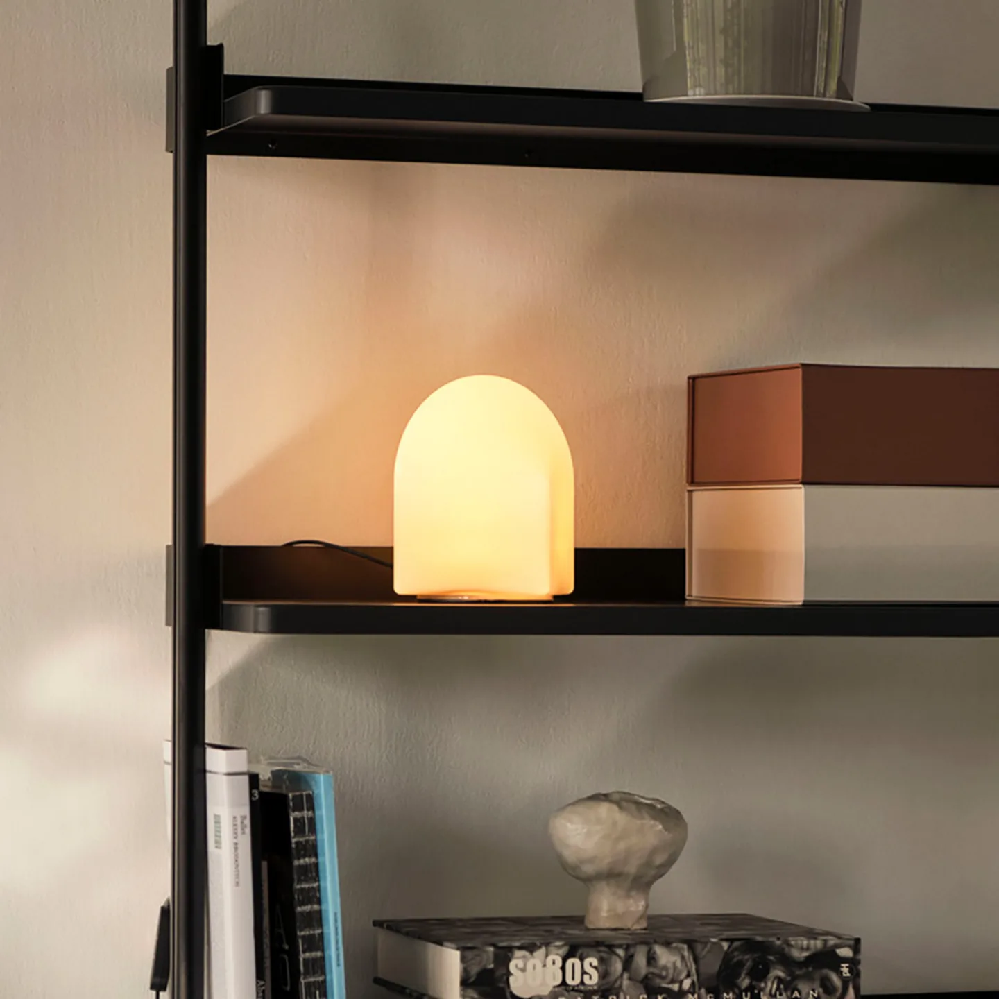 Parade 160 Bordlampe Shell White - HAY - Stue - Design - Glass