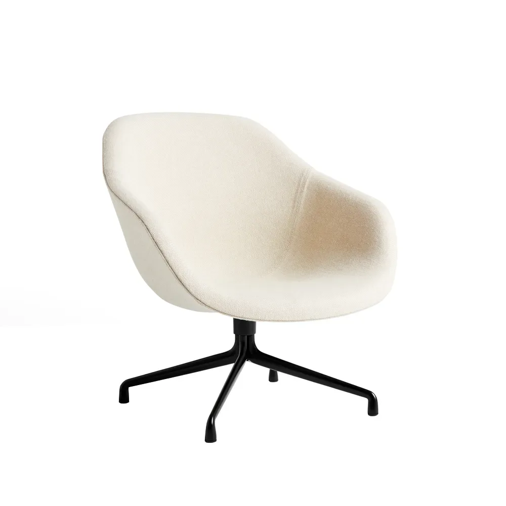 HAY About a Lounge 81 fåtölj Hallingdal 200 white-svart