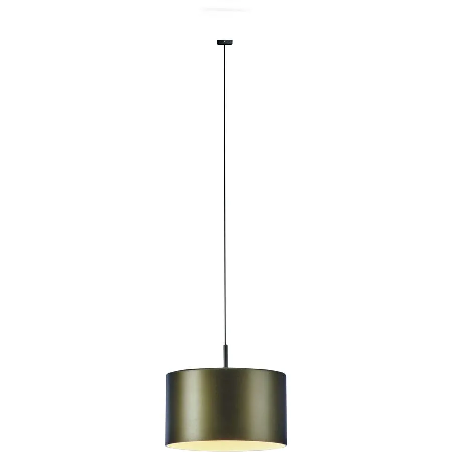 Designer-Pendellampe Bankamp Strada Pro Grand Metal bronze dimmbar D 20 cm - LED - Lichtfarbe: Extra warmweiss - Material: Aluminium/Acryl -