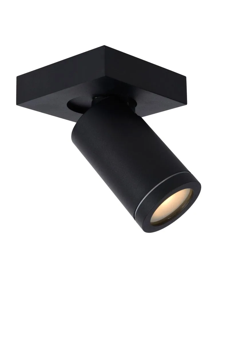 Lucide - Yes 12cm - Badrumslampa - Svart