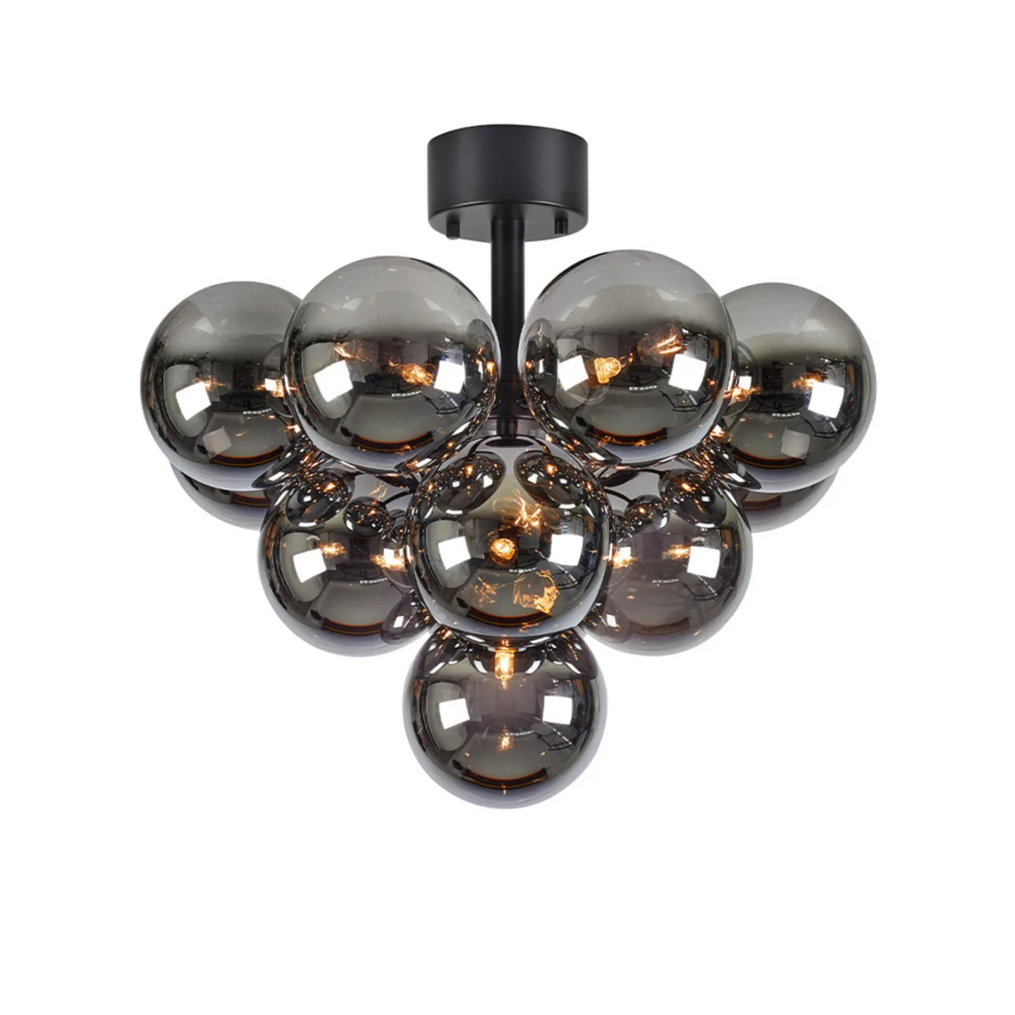 Merlot 13 Loftlampe Mat Sort/Røg - Markslöjd - Stue - Metal