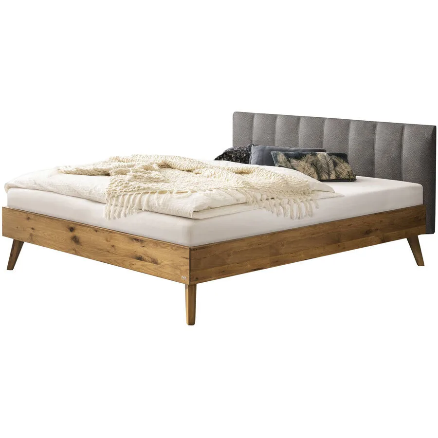 Hasena Bett Sassari Wildeiche Eiche massiv Massivholz 140 x 200 cm