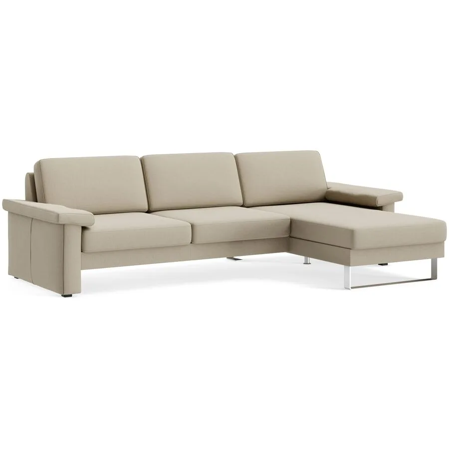 Ecksofa Devin Stoff sand B 267 T 157 cm - Möbel Konfigurator: Traummöbel individuell zusammenstellen