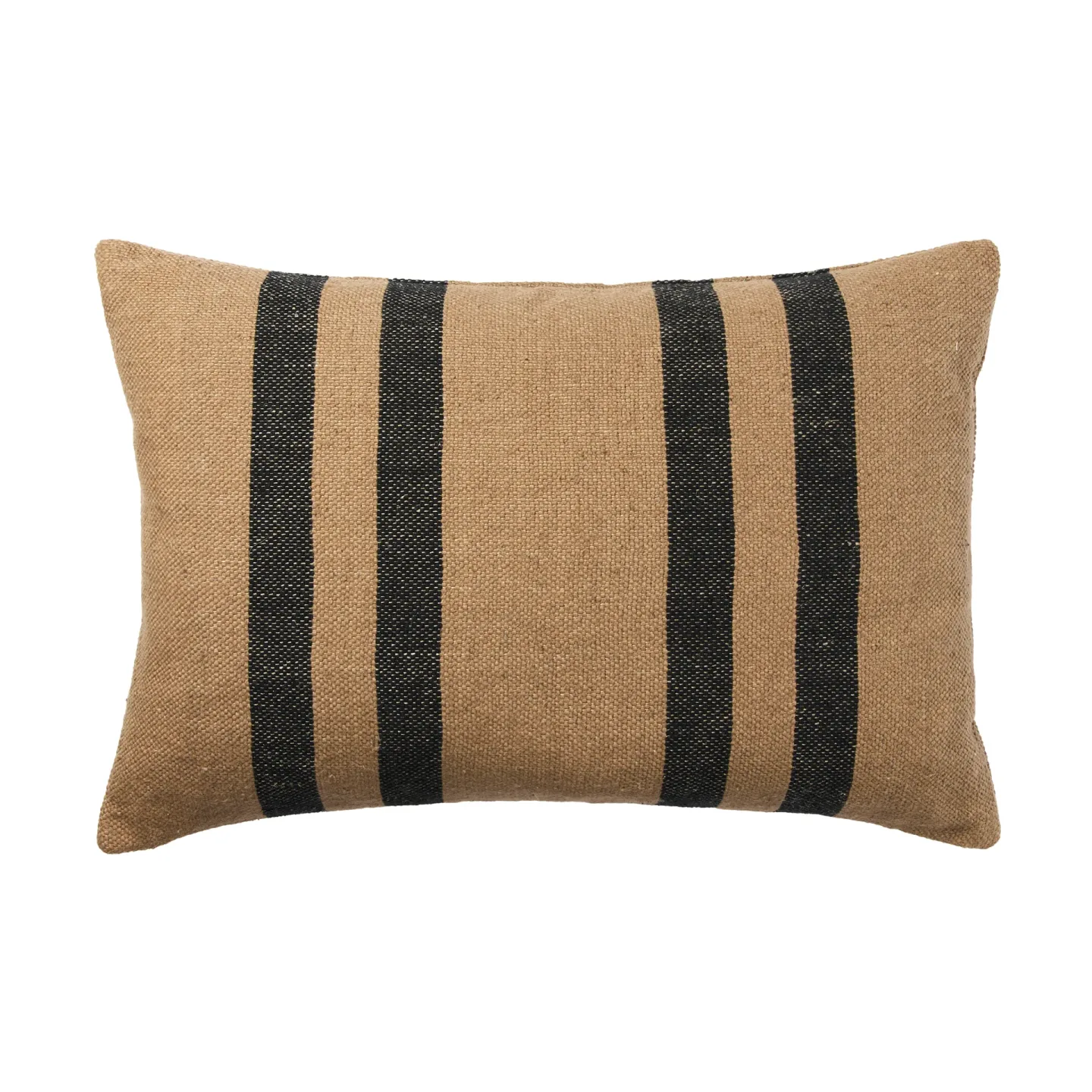 Broste Copenhagen Sigrun Kissenbezug Brown kelp-black, 40x60 cm