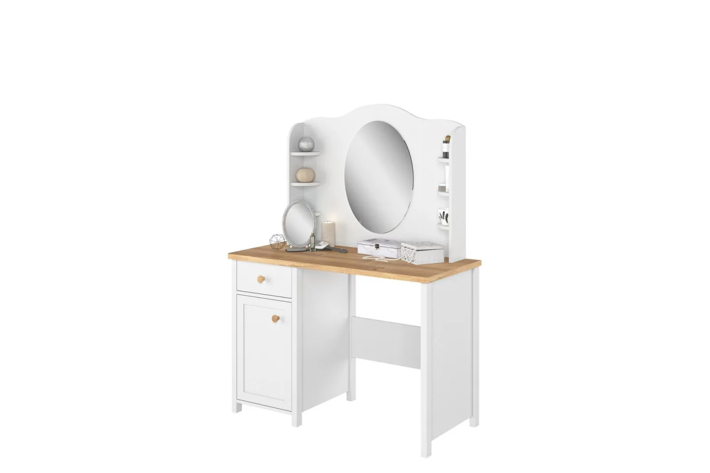 Storys Sminkbord 110x52 cm - Vit
