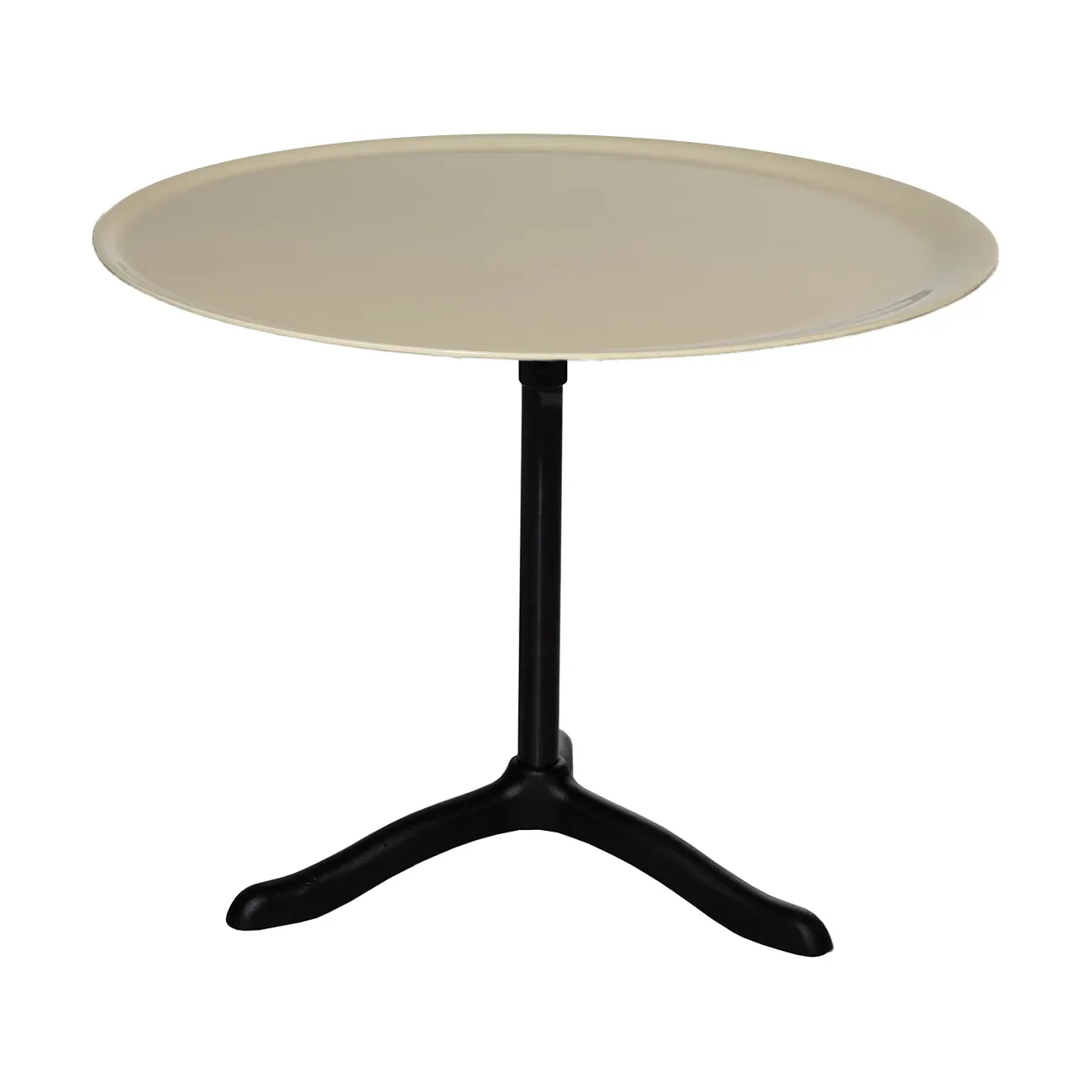 Källemo Cassis Couchtisch Ø47 cm Schwarz eloxiertes Aluminum-oyster