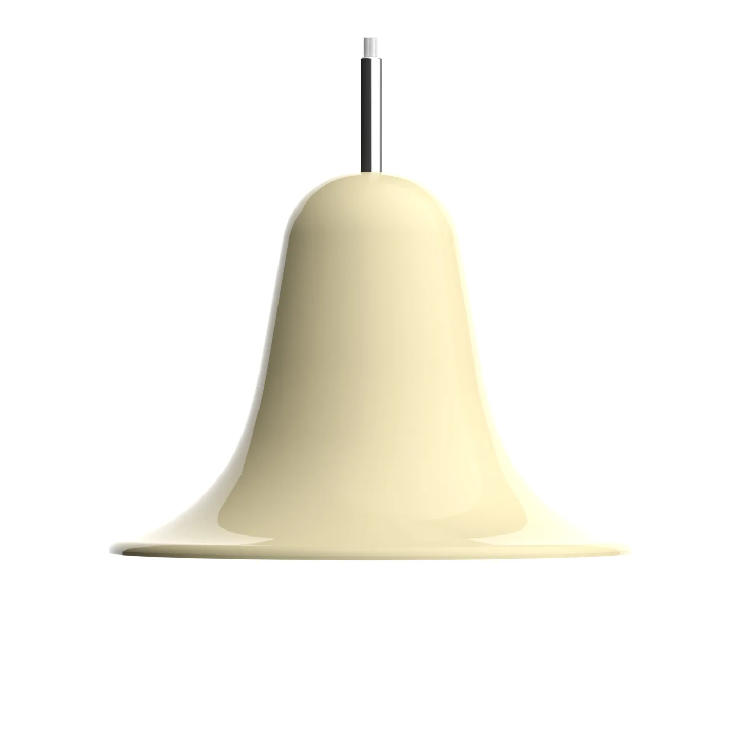 Verpan - Pantop Pendant Ø23 Cream White - Pendellampor - Verner Panton - Vit