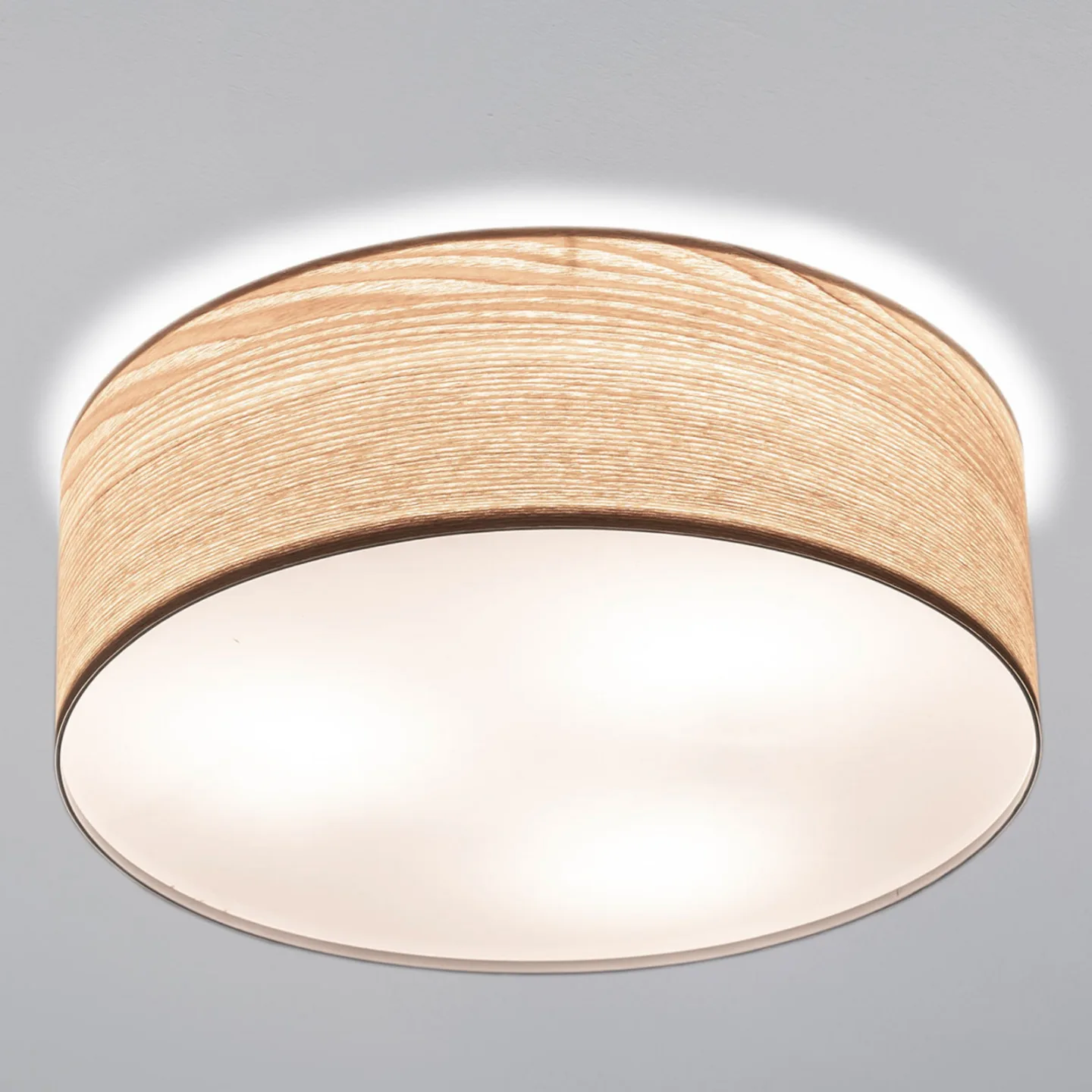 Liska Deckenleuchte Holz/Metal - Paulmann - Wohnzimmer - Modern - Rund