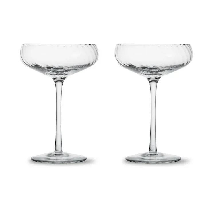 Byon Opacity Champagnerglas 30 cl 2er-Pack Klar