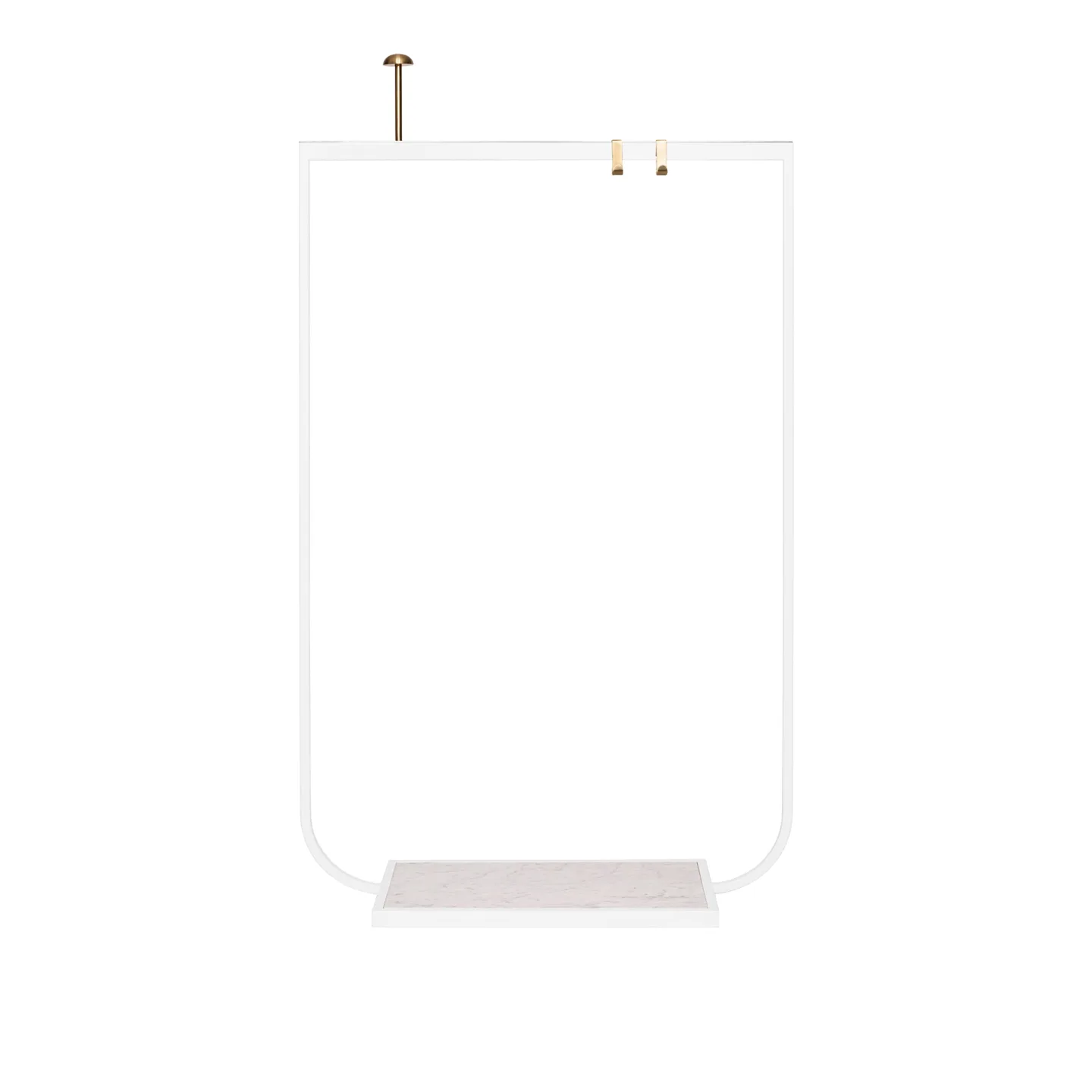 Asplund - Tati Coat Rack Small Carrara Marmor White - Klädhängare - Broberg & Ridderstråle - Vit