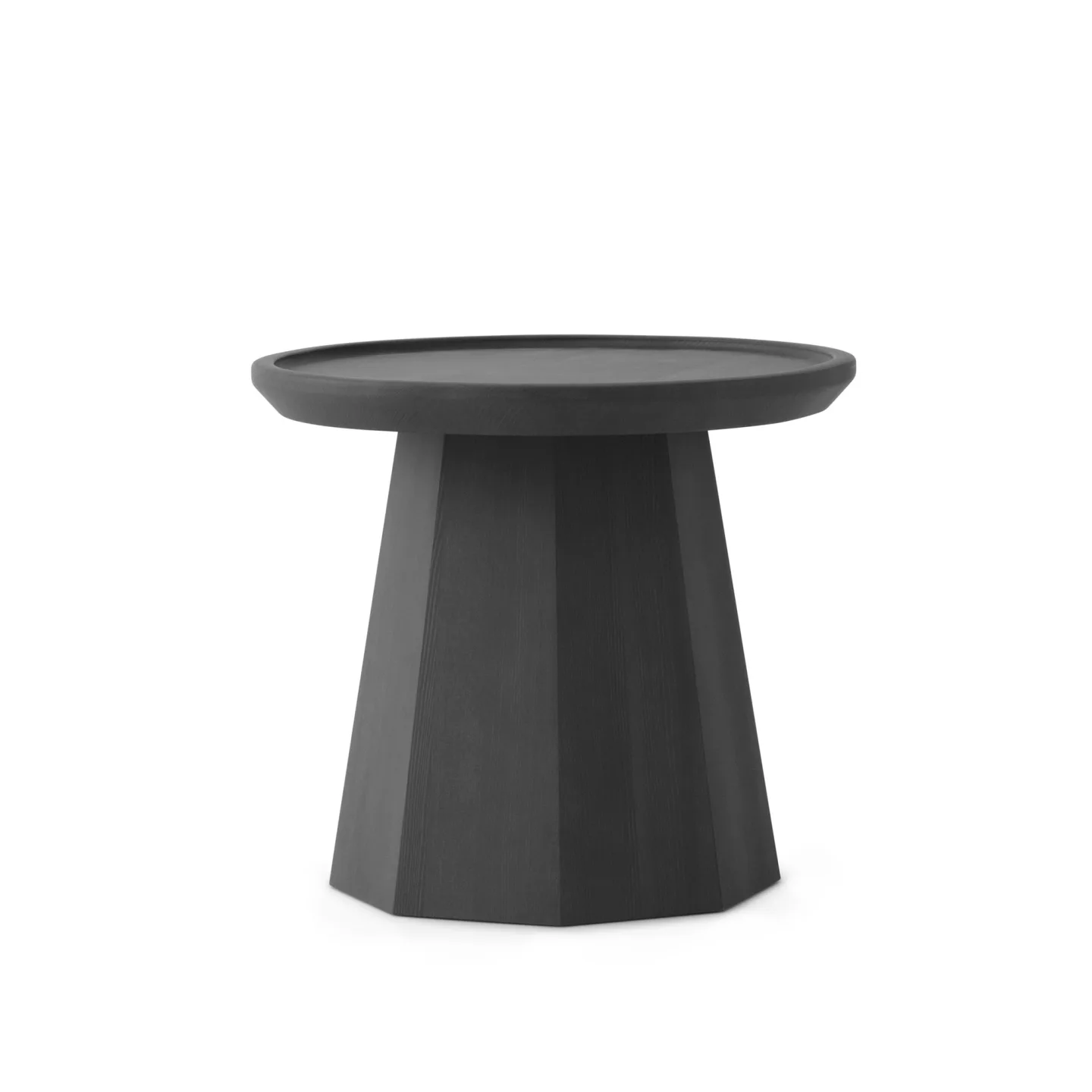 Normann Copenhagen - Pine Table Small Dark Grey - Sidobord - Simon Legald - Grå - Trä