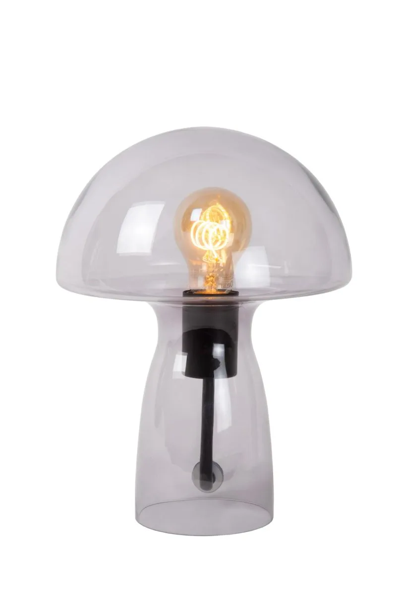 Lucide - Fungo 28cm - Bordslampa - Rökfärgad